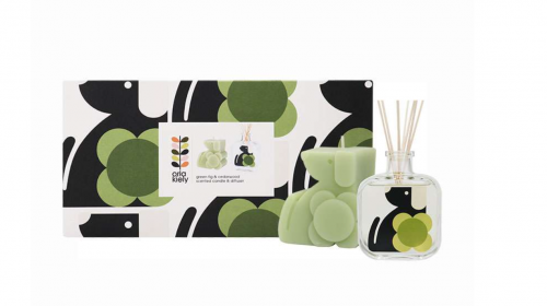 Orla Kiely Moulded Dog Candle & Diffuser Set 200ml